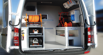 Mini-Cam Typical Regular Van Fit-out